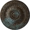 Ekena Millwork Lunel Ceiling Medallion (Fits Canopies up to 3 3/4"), 20 1/4"OD x 1 1/2"P, Bronze Blue Patina CM20LUBBS - alternate 1